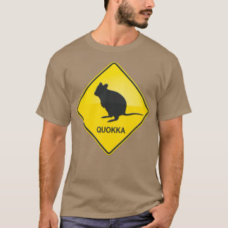 Quokka Warning Sign T-Shirt