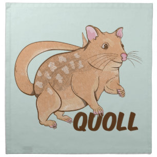 Quoll Australian Marsupial Cloth Napkin