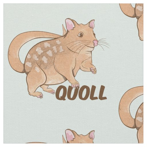 Quoll Australian Marsupial  Fabric