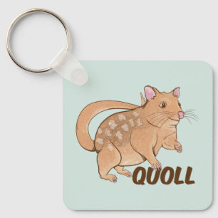 Quoll Australian Marsupial Keychain