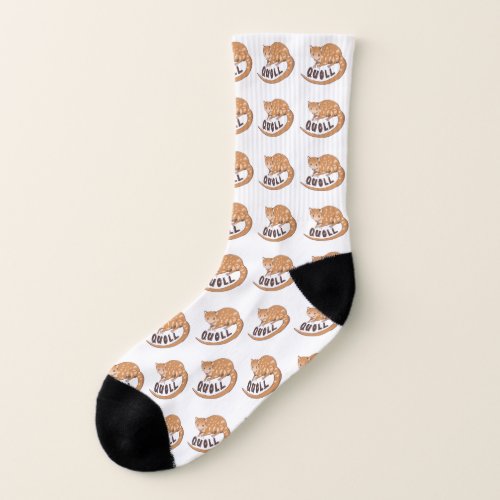Quoll Australian Marsupial Socks