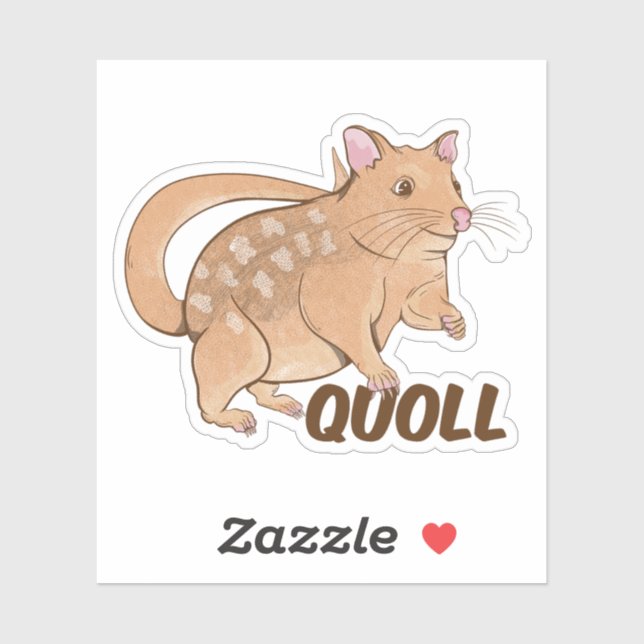 Quoll Australian Marsupial  Sticker (Sheet)
