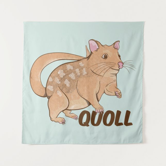 Quoll Australian Marsupial  Tapestry (Front)