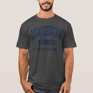 Quonochontaug Rhode Island RI Vintage Athletic Spo T-Shirt