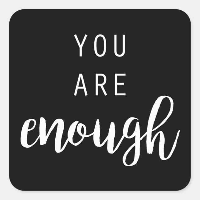 Quotable III Square Sticker (Front)