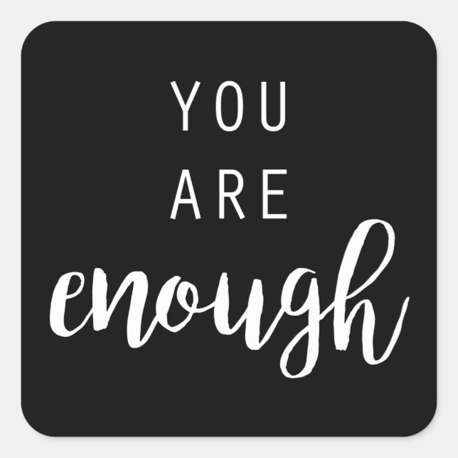 Quotable III Square Sticker (Front)