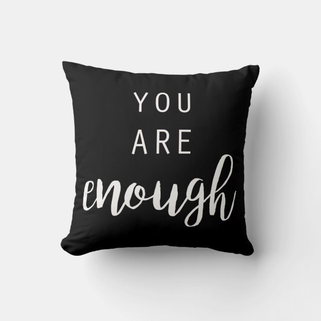 Quotable III Throw Pillow (Front)