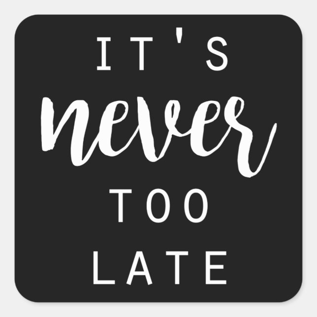 Quotable IV Square Sticker (Front)