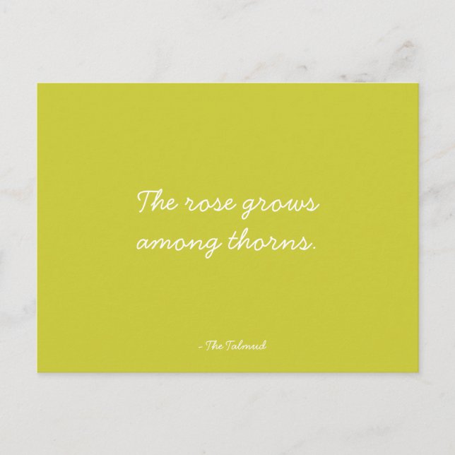 Quotable Postcard - Challenges (Front)
