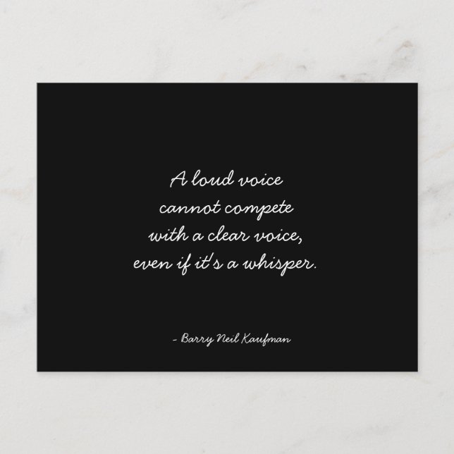 Quotable Postcard - inspiration (Front)