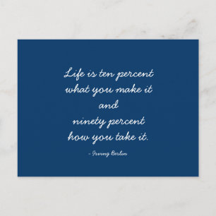 Quotable Quotes - Advice and Observations - Life Postcard