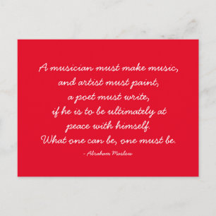 Quotable Quotes - working and career Postcard