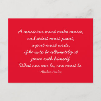 Quotable Quotes - working and career Postcard