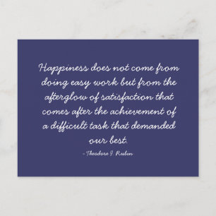 Quotable Quotes - working and career Postcard