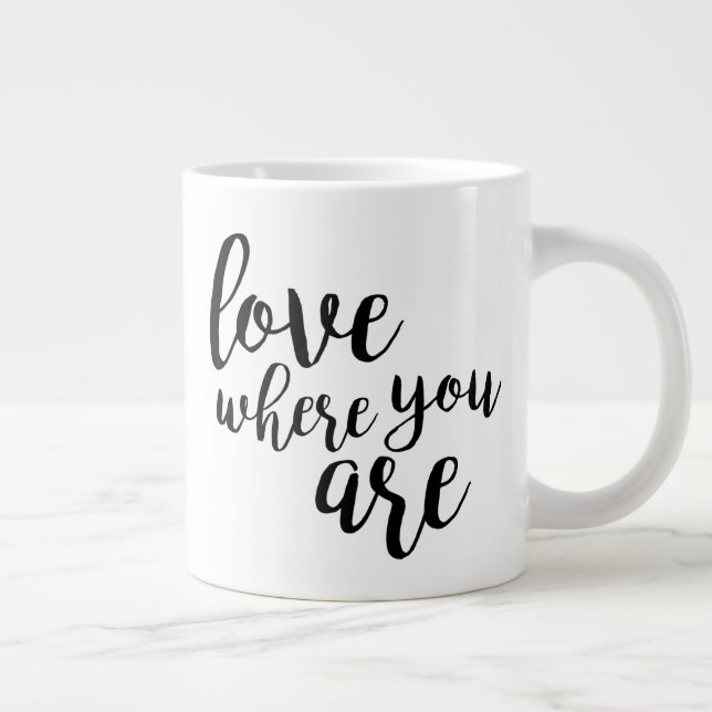 Quotable V Giant Coffee Mug (Right)