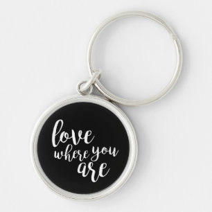 Quotable V Keychain