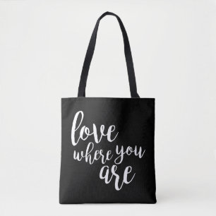 Quotable V Tote Bag