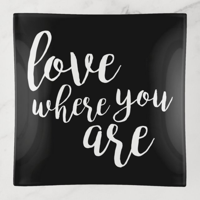 Quotable V Trinket Tray (Front)