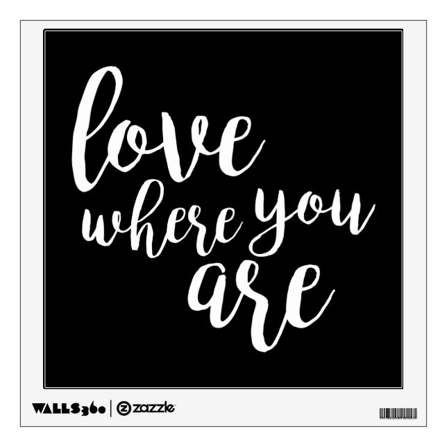 Quotable V Wall Sticker (Front)