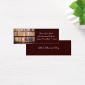 Quotation mini-bookmark/School Librarian Day (Desk)