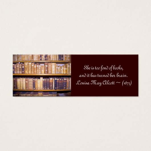 Quotation mini-bookmark/School Librarian Day (Front)