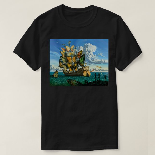 quotDeparture of Winged Shipquot by Vladamir Kush  T-Shirt (Design Front)