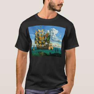 quotDeparture of Winged Shipquot by Vladamir Kush T-Shirt
