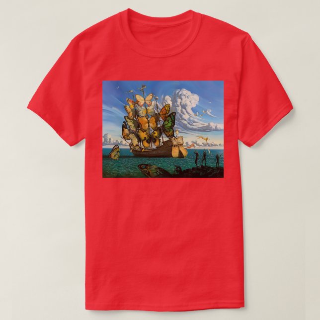 quotDeparture of Winged Shipquot by Vladamir Kush  T-Shirt (Design Front)