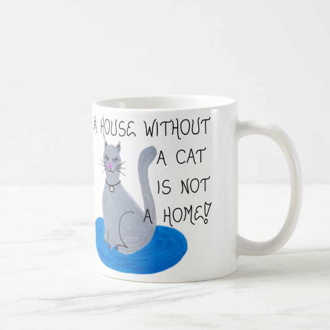 Quote About Cats - Mug (Right)