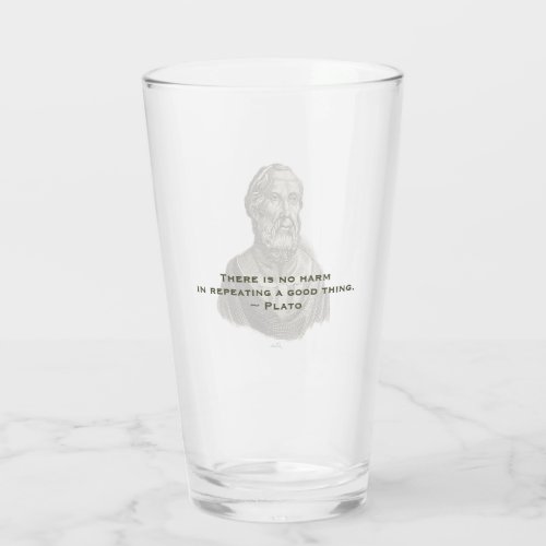 Quote about Good Deeds Philosopher Plato Glass