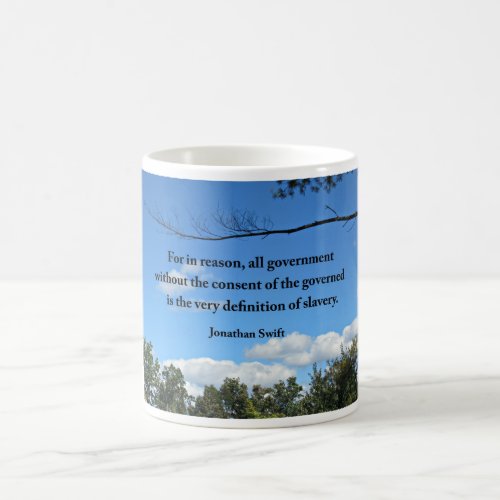 Quote about government by Jonathan Swift Coffee Mug