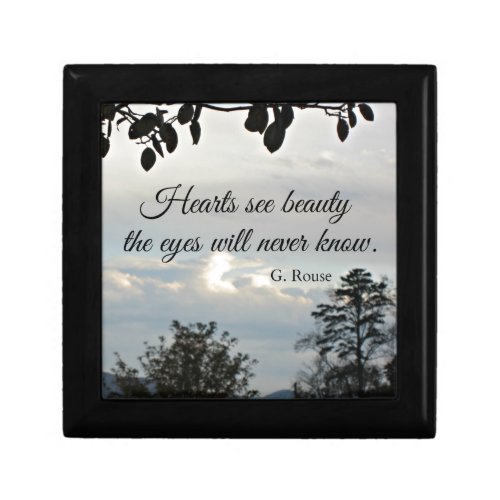 Quote about inner beauty gift box