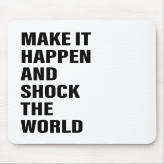 Quote Art Success Life Tips Word Text Art Mouse Pad