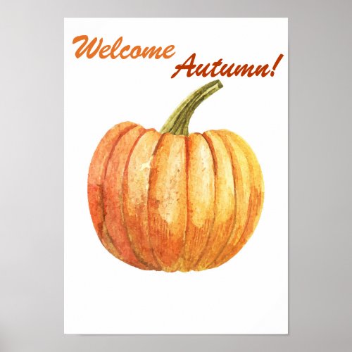 Quote autumn poster