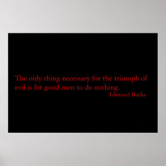 Quote by Burke Poster