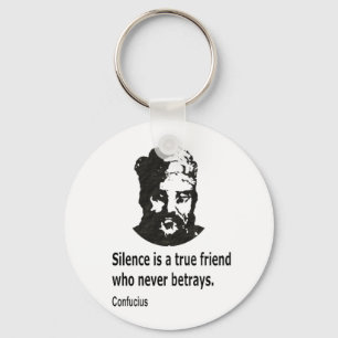 Quote By Confucius Keychain