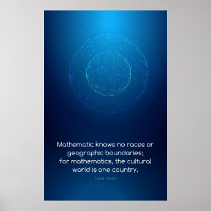 Quote by David Hilbert - Math Posters