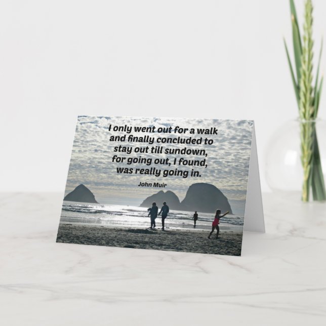 Quote by John Muir Card (Front)
