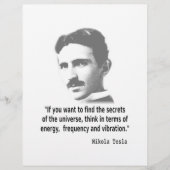 Quote By Nikola Tesla (Front)