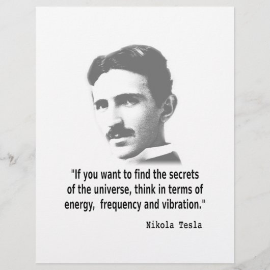 Quote By Nikola Tesla (Front)