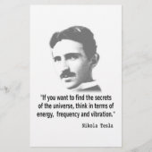 Quote By Nikola Tesla (Front)