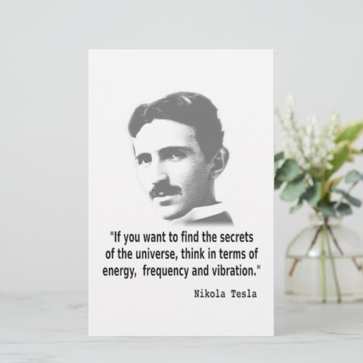 Quote By Nikola Tesla (Standing Front)