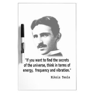 Quote By Nikola Tesla Dry-Erase Board