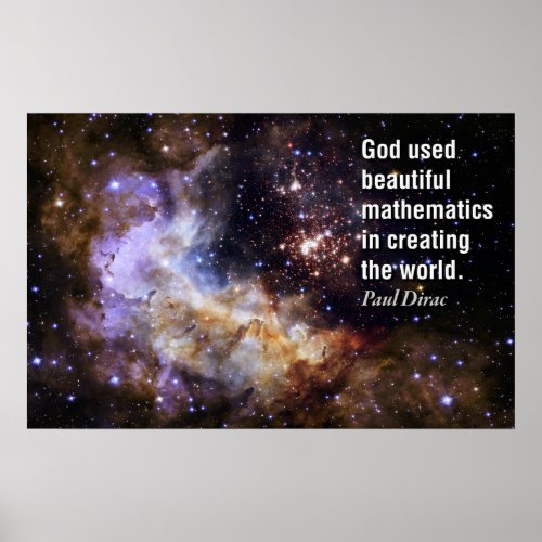 Quote by Paul Dirac _ Math Posters