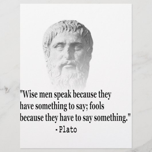 Quote By Plato (Front)