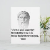 Quote By Plato (Standing Front)