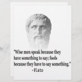 Quote By Plato (Front/Back)
