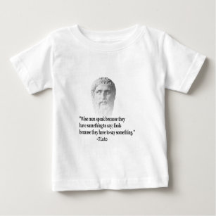 Quote By Plato Baby T-Shirt