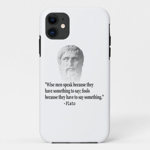 Quote By Plato iPhone 11 Case