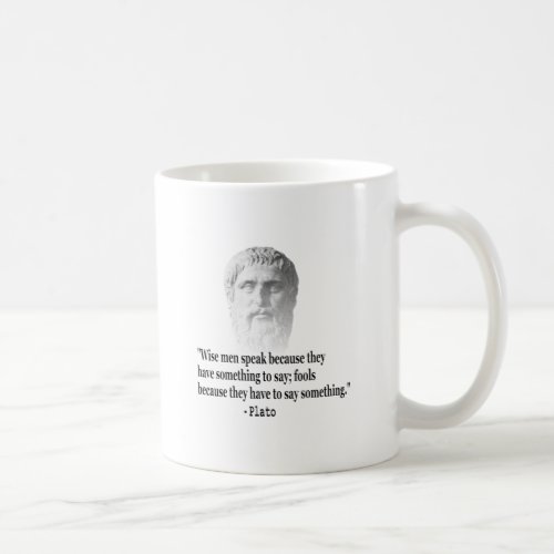 Quote By Plato Coffee Mug